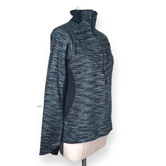 COLUMBIA Running Top Half Zip Track Jacket Moisture Wick Active Teal Medium - Picture 3 of 11